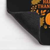 Frohes Erntedankfest Kürbis Herbstlaub Ernte Mousepad (Ecke)
