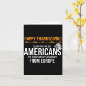 Frohes Erntedankfest, Native American Truth_ Ameri Karte (Gelbe Blume)