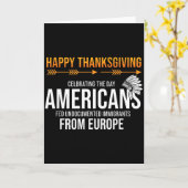 Frohes Erntedankfest, Native American Truth_ Ameri Karte (Gelbe Blume)