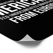 Frohes Erntedankfest, Native American Truth_ Ameri Poster (Ecke)