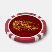 Frohes Erntedankfest Pokerchips (Einzeln)