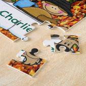 Frohes Erntedankfest Puzzelfamilie dankbar Puzzle (Seite)