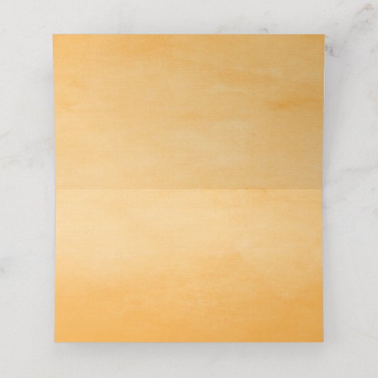 Frohes Erntedankfest Rustikales Fallleaf Tischplat Platzkarte (Innenseite Aufgefaltet)