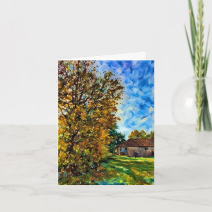 Frohes Erntedankfest - Schöner Herbsttag Karte