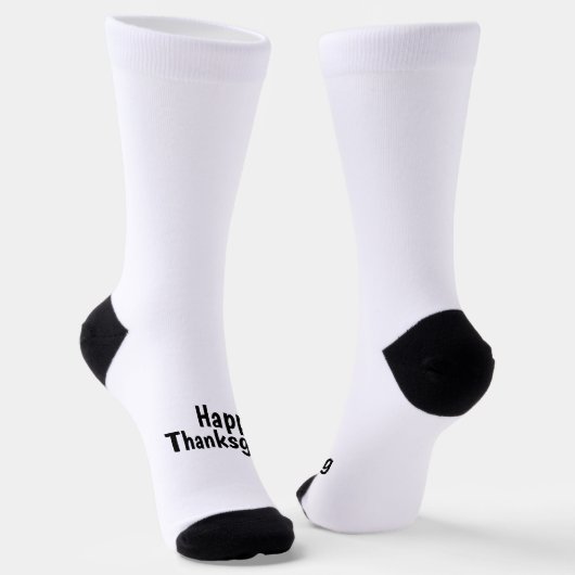 Frohes Erntedankfest Socken (Gewinkelt)