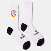 Frohes Erntedankfest Socken (Rechts)