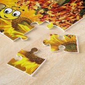 Frohes Erntedankfest Tag Puzzle Truthahn (Seite)