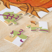 Frohes Erntedankfest Tag Puzzle Truthahn (Seite)