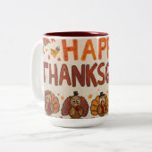 Frohes Erntedankfest Tasse (Vorderseite Links)