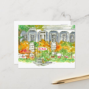 Frohes Erntedankfest von Makler Neue Heimat Herbst Postkarte