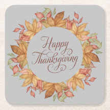 Frohes Erntedankfest Wasserfarben Herbstleaves