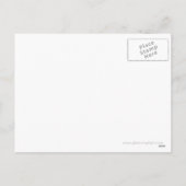 Frohes Erntedankfest - Zaun-Reihe - Herbsthöhlenbu Feiertagspostkarte (Rückseite)