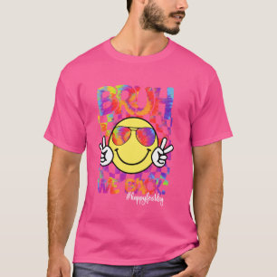 Frohes Erstes Tag Lächeln Gesicht Sommer Bruh Wir  T-Shirt
