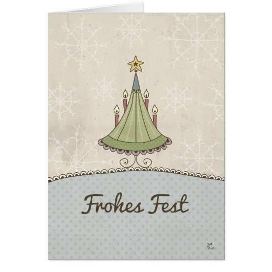 Frohes Fest Karte