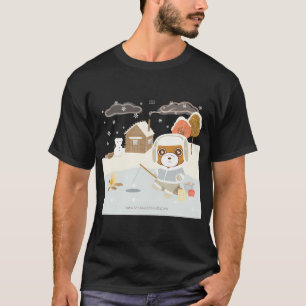 Frohes Fliegenfischen Fishmas hässlicher Weihnacht T-Shirt