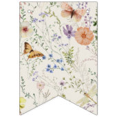 Frohes Geburtstag Terracotta Wildblume Giro del Ma Wimpelkette (Erste Fahne)