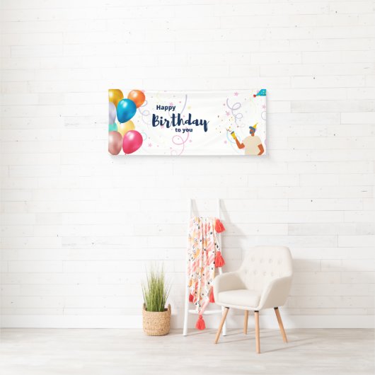 Frohes Geburtstagsfest Banner (Insitu)