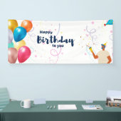 Frohes Geburtstagsfest Banner (Messe)