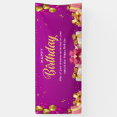 Frohes Geburtstagsfest Banner (Vertikal)