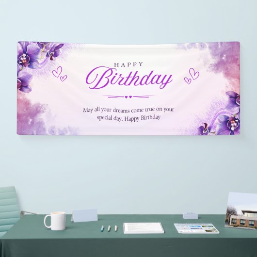 Frohes Geburtstagsfest Banner (Messe)