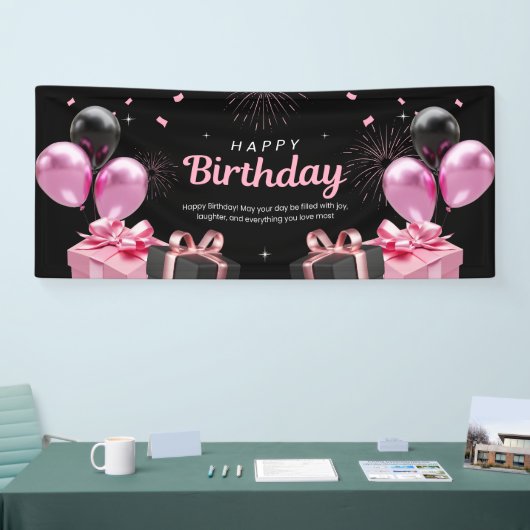 Frohes Geburtstagsfest Banner (Messe)