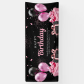 Frohes Geburtstagsfest Banner (Vertikal)