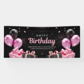 Frohes Geburtstagsfest Banner (Horizontal)