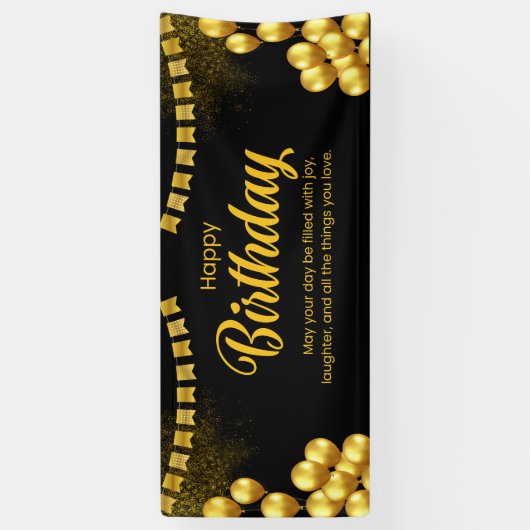 Frohes Geburtstagsfest Banner (Vertikal)