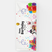 Frohes Geburtstagsfest Banner (Vertikal)