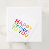 Frohes Geburtstagsgeschenk-Tag Geschenkanhänger (Beispiel)