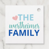 Frohes Geburtstagsgeschenk-Tag Geschenkanhänger (Rückseite)