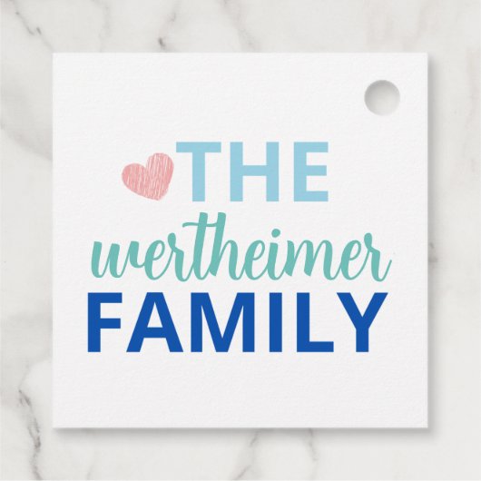 Frohes Geburtstagsgeschenk-Tag Geschenkanhänger (Rückseite)