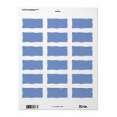 Frohes Gesicht drucken Sie Ihre eigenen Einladungs Adressaufkleber (Vorne)