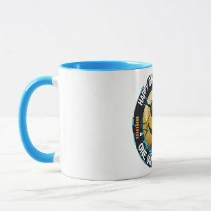 Frohes Glück auf der Outside Classic Tasse - Funny