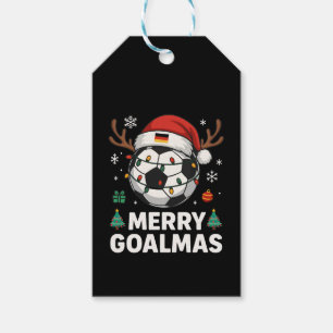 Frohes Goalmas - Lustiger Fußball-Weihnachten Geschenkanhänger