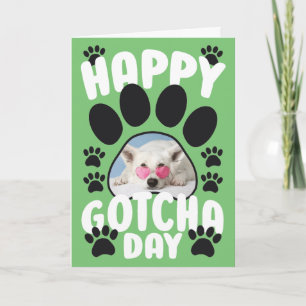 Frohes Gotcha-Tag Haustier Hund Karte