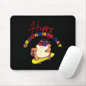 Frohes Groundhog Day Lustiges Groundhog Day Skateb Mousepad (Mit Mouse)