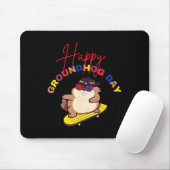 Frohes Groundhog Day Lustiges Groundhog Day Skateb Mousepad (Mit Mouse)