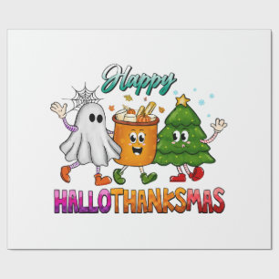 Frohes Hallodankfest Geschenkpapier