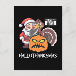 Frohes Hallodankfest Postkarte