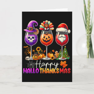 Frohes Hallothanksmas Halloween Erntedankfest Weih Karte