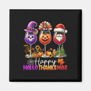 Frohes Hallothanksmas Halloween Erntedankfest Weih Magnet