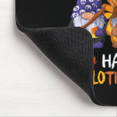 Frohes Hallothanksmas Halloween Gnome Erntedankfes Mousepad (Ecke)