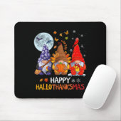 Frohes Hallothanksmas Halloween Gnome Erntedankfes Mousepad (Mit Mouse)