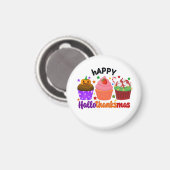 frohes Hallothanksmas Magnet (Vorderseite/Rückseite)