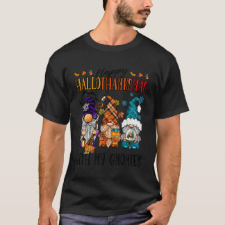 Frohes Hallowdanlesmas mit meinen Gnomies Lustig S T-Shirt