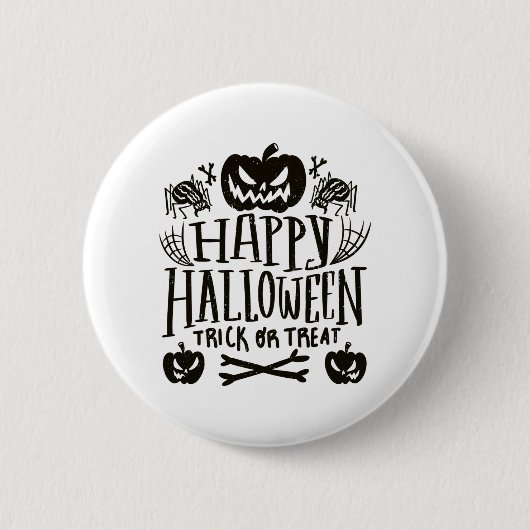 Frohes Halloween 2023 Button (Vorderseite)