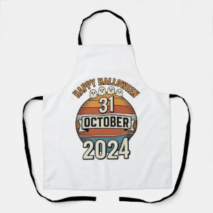 Frohes Halloween 31. Oktober Vintage-Geister-Desig Schürze