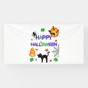Frohes Halloween 4x8 Vinylbanner Banner