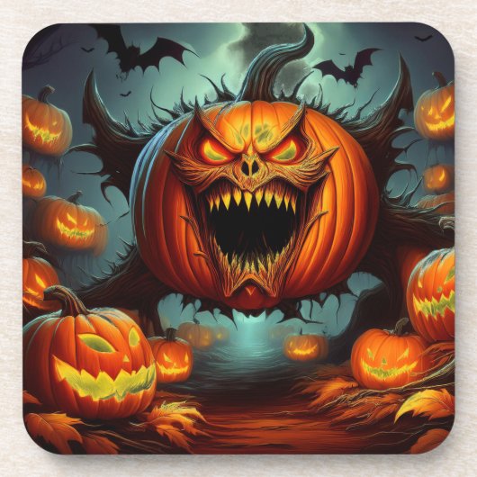 Frohes Halloween alle Getränkeuntersetzer (Vorderseite)